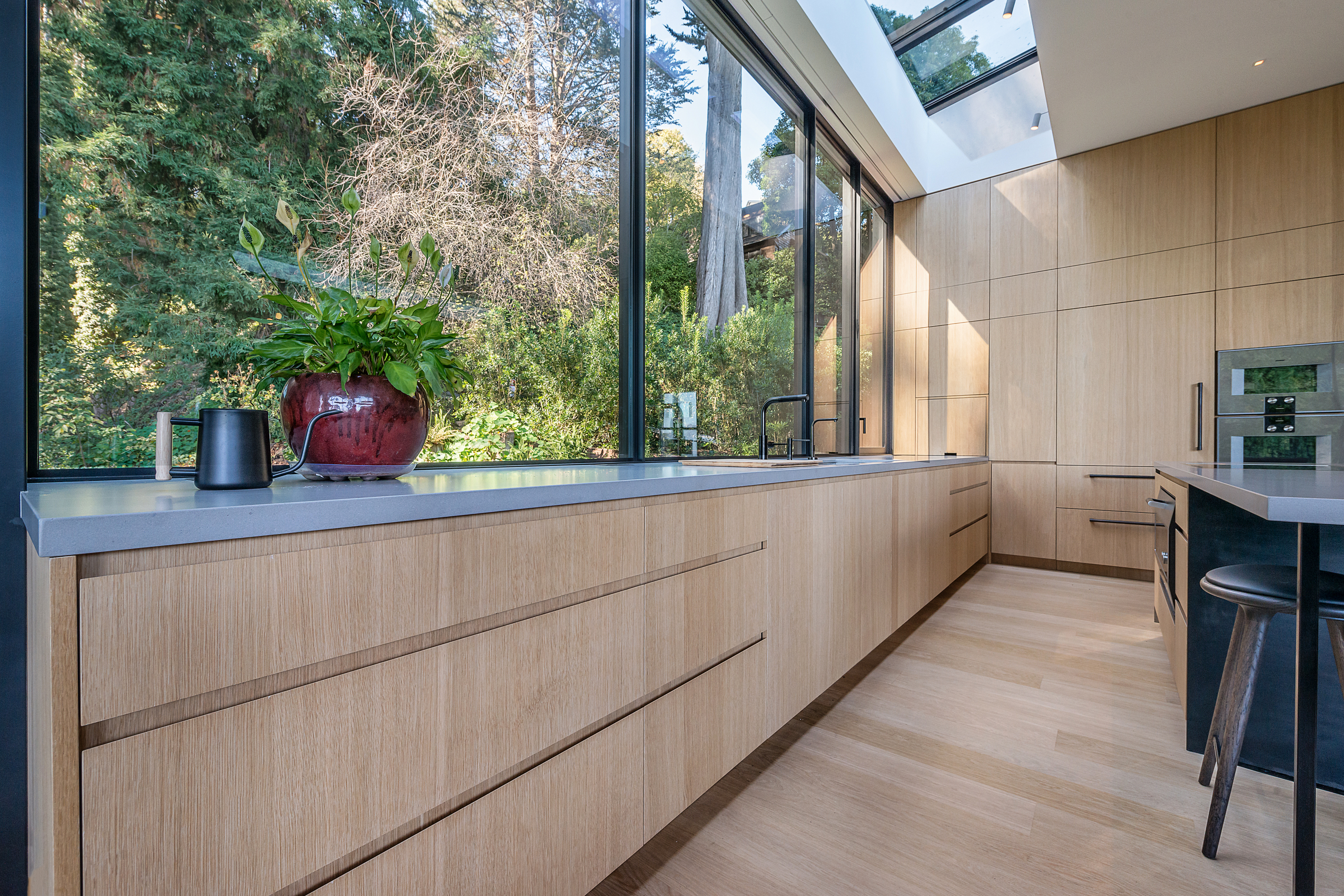 Custom woodworking — Craig's House, San Francisco, CA