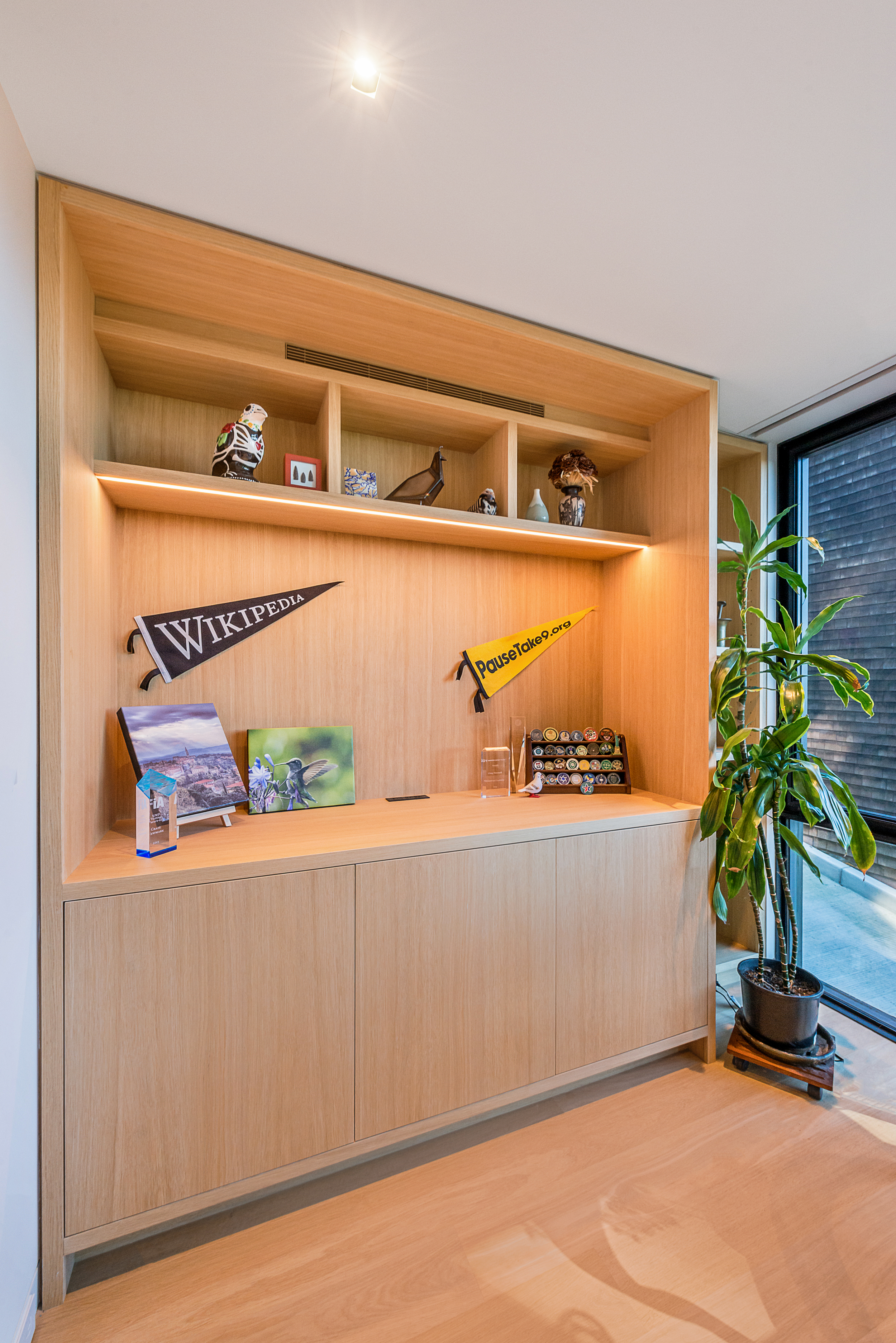 Custom woodworking — Craig's House, San Francisco, CA