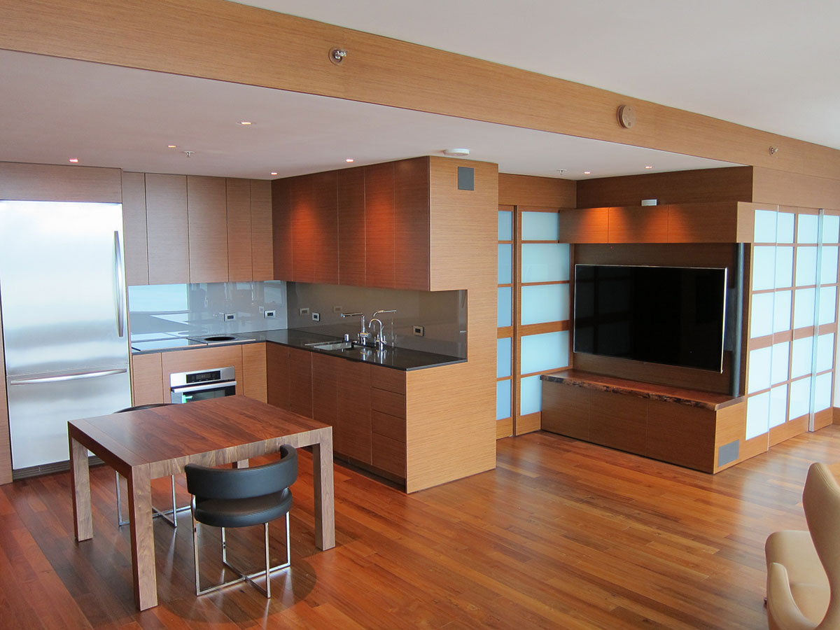SF Infinity Tower — custom cabinetry, San Francisco